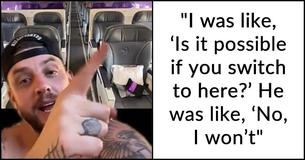 Man Rages About Flight Passenger Who Wouldn’t Move So He Could Sit Next To His Partner On Her Birthday