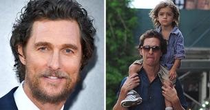 Matthew McConaughey Gave His Son Livingston The ‘Dreaded Dad Haircut’ In Rare Adorable Photo