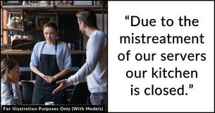 Restaurant Shuts Doors Early After Ill-Mannered Customers Treat Servers 'Like Trash’