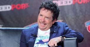 Michael J. Fox Is All Smiles With His New Pet Dog Blue Who Looks Like Einstein The Dog
