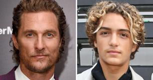 El hijo de 14 años de Matthew McConaughey, Levi, se ve idéntico a su padre en la Semana de la Moda de París