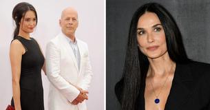 La esposa de Bruce Willis desmiente los "tontos" rumores de que Demi Moore se había mudado con ellos