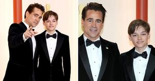 Colin Farrell Takes 13-Year-Old Son Henry On Rare Outing To The Oscars