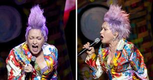 At 73, Cyndi Lauper Rocks A Purple Mohawk While Performing Her Greatest Hits