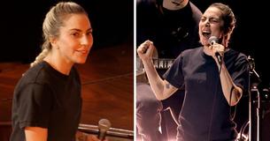 Lady Gaga trat bei den Oscars ohne Make-up auf und sang "Hold My Hand" von Herzen