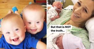Proud Parents Post Snaps Of Their Cute Twins With Down Syndrome To Shed Light On Its Wonders