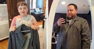 Sweet Son Gifts Dad With Shirt He Sewed On His Own & People Can’t Get Enough Of The Heartwarming Moment