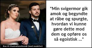 Brud og brudgom roses for at stikke af pga. deres familiers intense indblanding i deres bryllup
