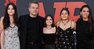 Matt Damon And Wife Luciana Barroso Make Rare Red Carpet Outing With Their 3 Daughters