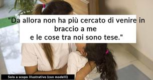 Una mamma si è pentita di aver detto alla figlia undicenne che è troppo grande per le coccole