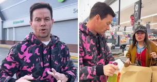 Mark Wahlberg Revisits Grocery Store Where He Earned $3.65 An Hour As A Bagger Before His Fame