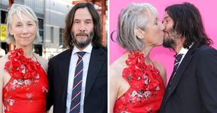 Keanu Reeves und Partnerin Alexandra Grant beweisen mit leidenschaftlichem Kuss auf dem roten Teppich, dass ihre Liebe gesiegt hat