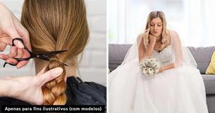 A irmã recusa a exigência da noiva para que as damas de honra cortassem o cabelo, pois na festa de casamento "devem ter o cabelo mais curto que o da noiva"
