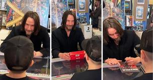 Keanu Reeves Captures Hearts Online With His Adorable Encounter With His Young Fan