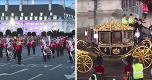 Royal Fans Catch First Peek At King Charles III’s Early Morning Coronation Rehearsals