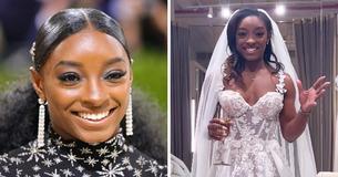 Simone Biles Gave A Sneak Peek Into Her Last Wedding Dress Fitting Ahead Of Stunning Beachside Ceremony
