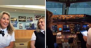 Women Make History By Becoming First Mother-Daughter Duo To Copilot International Flight