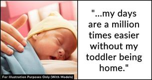 Mom Says She Doesn't Feel 'Guilty' For Sending Her Toddler To Daycare While On Maternity Leave