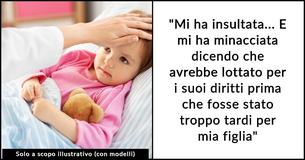 Una mamma ha ricevuto minacce dalla suocera dopo essersi rifiutata di lasciare che la figlia, gravemente malata, andasse in vacanza con lei