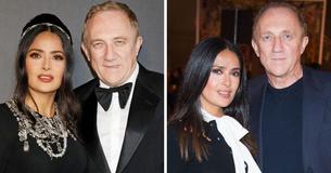 Salma Hayek postete ein Foto mit ihrem Mann, bei dem sich die Leute fragten, ob es ihr "Opa" sei