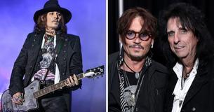 Johnny Depp Goes Full Rockstar Mode While Jamming With Alice Cooper