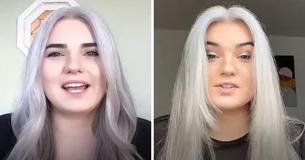 Woman Whose Hair Started Turning Gray At 9 Years Old Defies Bullies And Embraces Her Natural Beauty