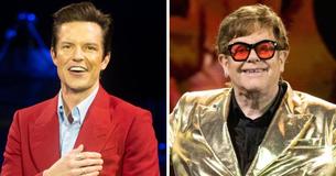 Elton John Caps Off His Final UK Performance At Glastonbury With Surprise Brandon Flowers Duet