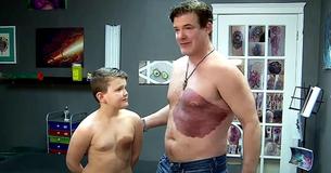 Dad Twins With Tattoo Of His Son's Birthmark So He Knows Being Different Is OK