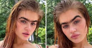 Un mannequin refuse de se laisser décourager par les gens qui l'attaquent à cause de son monosourcil