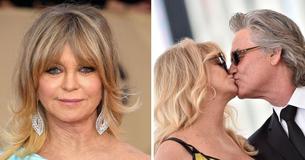 Kritiker werfen Goldie Hawn vor, in Bademode "wirklich alt" auszusehen, aber sie sagt, dass ihr Partner Kurt Russell ihr das Gefühl gebe, schön zu sein