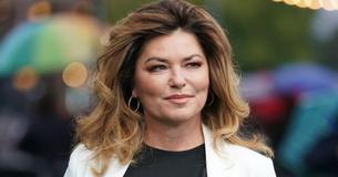 Shania Twain Shines Bright In Pink & Tangerine Leotard And Sparkling Thigh-High Boots While Performing On Tour