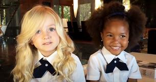 Young Girls Explain That They’re ‘Twins’ Because They Have The ‘Same Soul’