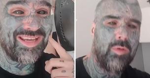 Man Covered In Tattoos Claps Back At Troll Questioning The Ink On His Face