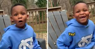 6-Year-Old Boy Rejoices After His Foster Parents Give Him The Surprise Of Being Adopted