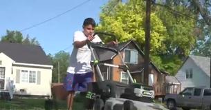 Preteen Boy Embarks On '50 Yard Challenge' To Mow Emergency Workers' Lawns For Free