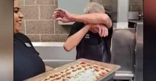 Veteran, 64, Gets Emotional After Receiving His First Birthday Cake In A ‘Long Time’ From Coworkers