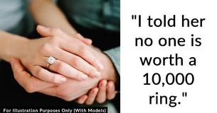 Man Slammed Online For Refusing To Buy His ‘Low Maintenance’ Girlfriend A $10K Engagement Ring
