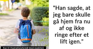 11-årig dreng gik hjem under en orkan, efter at hans far skældte ham ud for at ringe til babysitteren for at hente ham