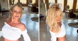 Britney Spears Dances It Out Wildly In A Bikini While Smacking Her Bottom In Video
