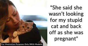 Woman Praised For Kicking Out Her Fiancé & Pregnant Stepdaughter Who Threw Her Elderly Cat Out Of The House