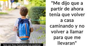 Un niño de 11 años volvió a casa durante un huracán después de que su papá lo regañara por llamar a la niñera para que lo recogiera