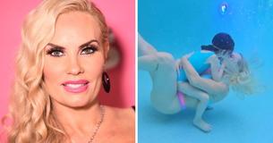 Fans Blast Coco Austin For 'Creepy' Clip Where She Kisses Her 7-Year-Old Daughter Chanel