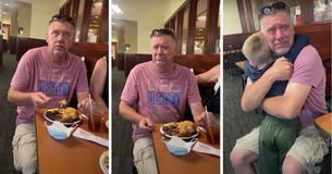 Grandpa Moved To Tears After His Young Grandson Makes 800-Mile Trip To See Him