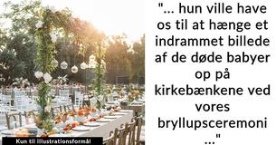 Kommende brud nægter at efterkomme svigermors ønske om at få billeder af sine aborterede og dødfødte børn med til brylluppet