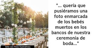 Una futura novia se negó a cumplir una extraña petición de su suegra