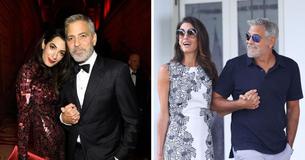 George Clooney’s Wife Amal & Mother Of 2 Wears Short Outfit That Shows Off Her Perfect Legs On Romantic Date