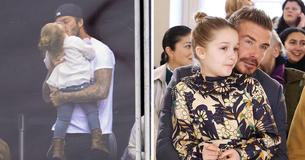David Beckham ne s'excuse pas d'avoir embrassé sa fille Harper sur les lèvres.