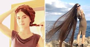 Raiponce, de la vie réelle , traite sa chevelure de 90 pouces comme un «membre de la famille» et attire l'attention en public.