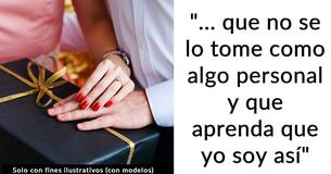 Una mujer anula la invitación de su madre a su boda por humillar al futuro esposo con un regalo grosero