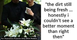 Man Who Was Never Approved By His Girlfriend’s Late Mother Proposes At Her Funeral